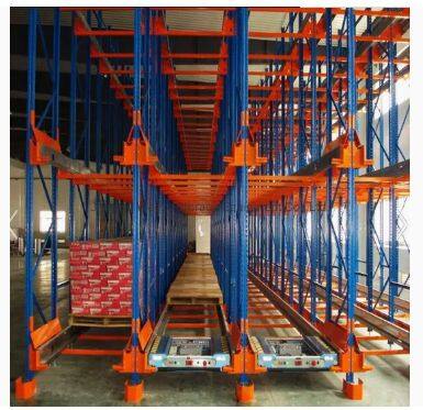 Les dernières racks de stockage radio-navigées pour entrepôts intelligents, racks à palettes