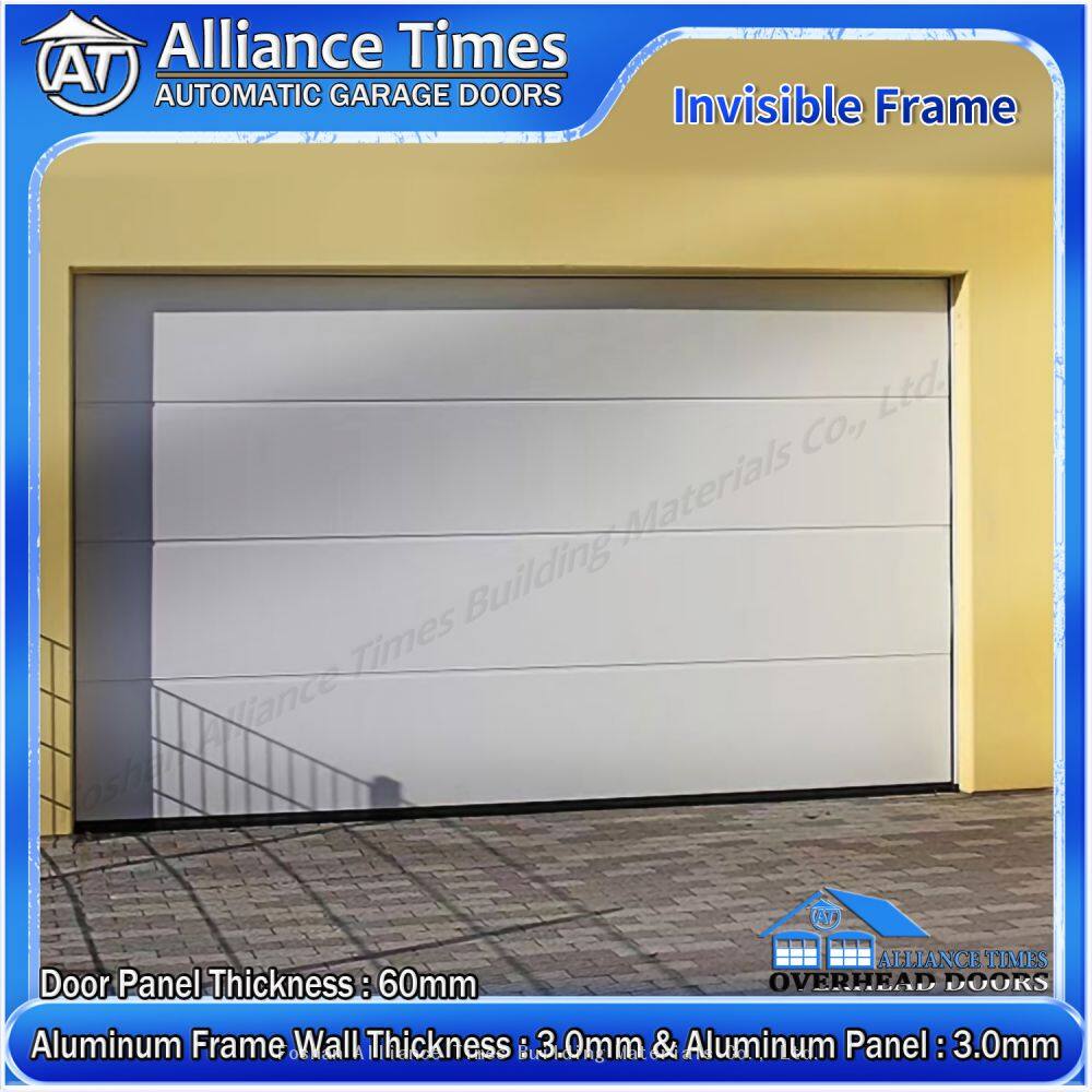 003铝合金纯平铝板车库门