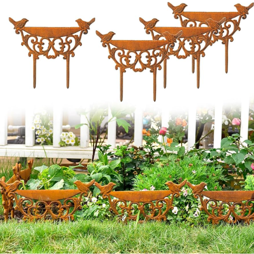 cast iron garden fence