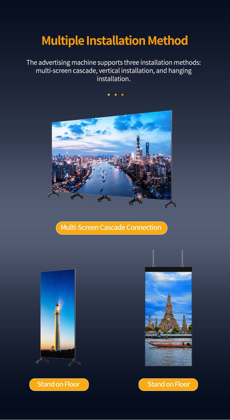Wifi Control Indoor Led Poster Display Advertising Shopping Mall Led Poster Display Screen Retail LED Poster Display