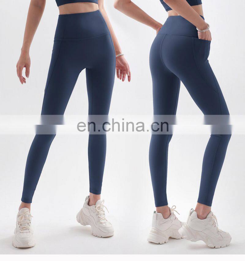 Custom Winter Fleece High Waist Yoga Leggings Tummy Control Gym Fitness Sports Pants