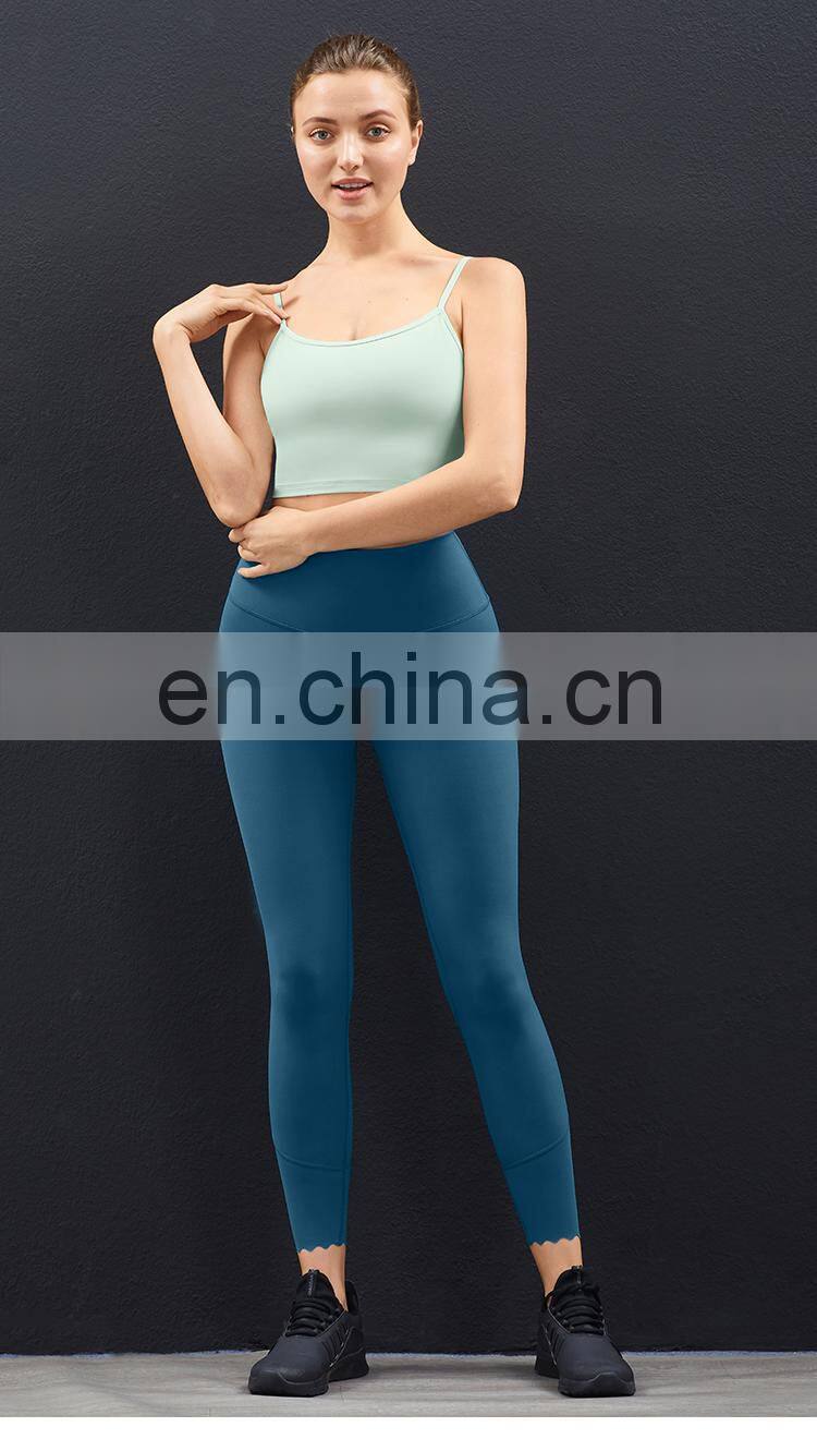 New Arrival Custom Gym Fitness Adjustable Sports Bra High Elastic Girls Tank Top