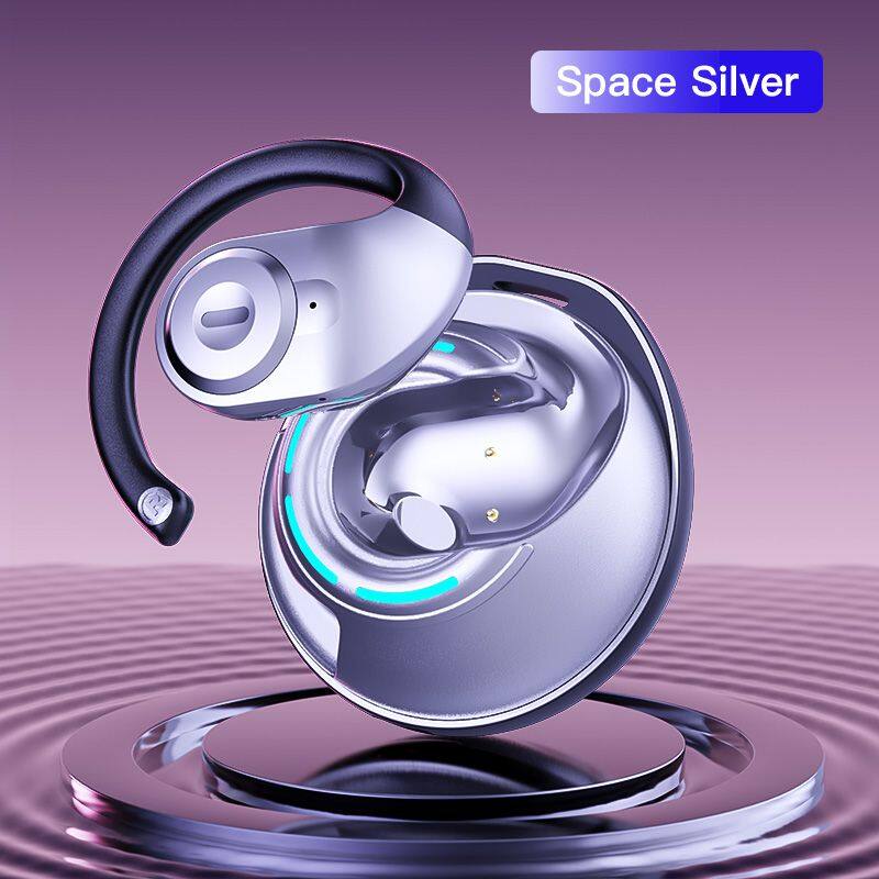 Bluetooth 5.3 waterproof IPX7 Earbuds earphones sport wireless earbuds with carabiner dust protection ear hook Ear clip