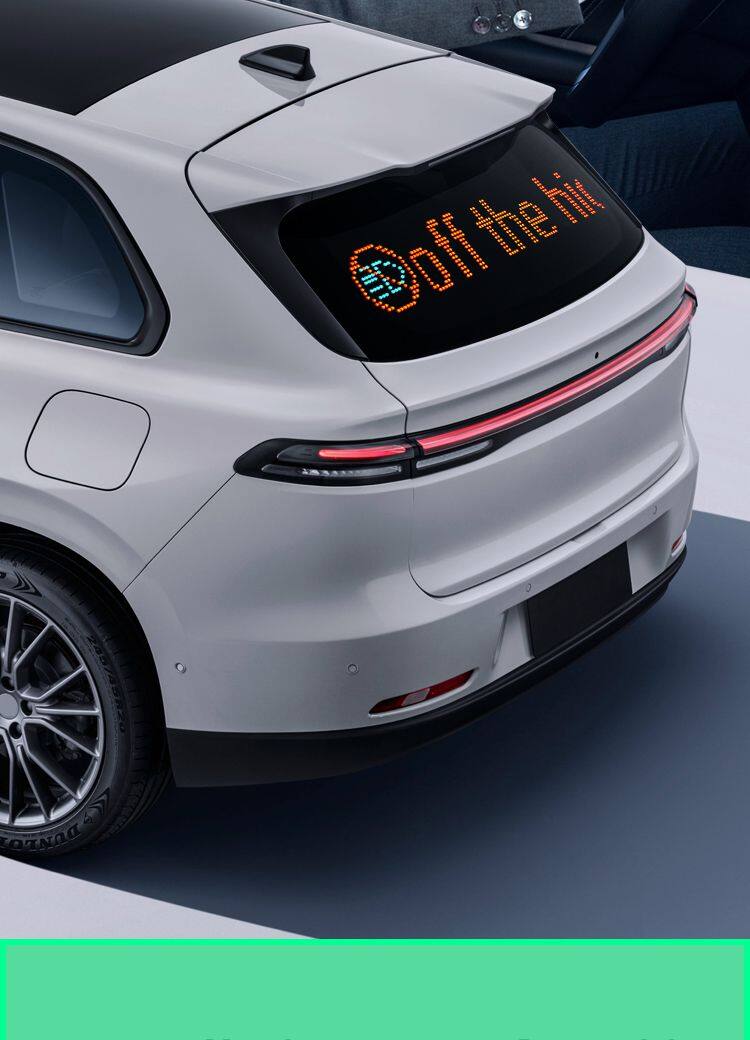 96*16 Car Windshield LED Screen Diy Indicator Light Devil Eyes App Control for Truck Animated Decorative Electronic