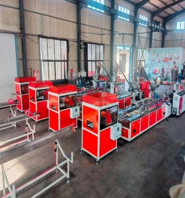 wood plastic board production line