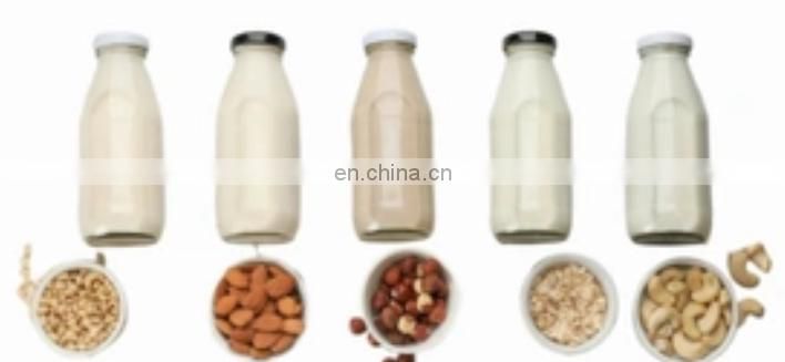 Genyond Factory Flavored nuts plate based rice Milk almond tigernut Soymilk Production Line/Soy milk processing machinery