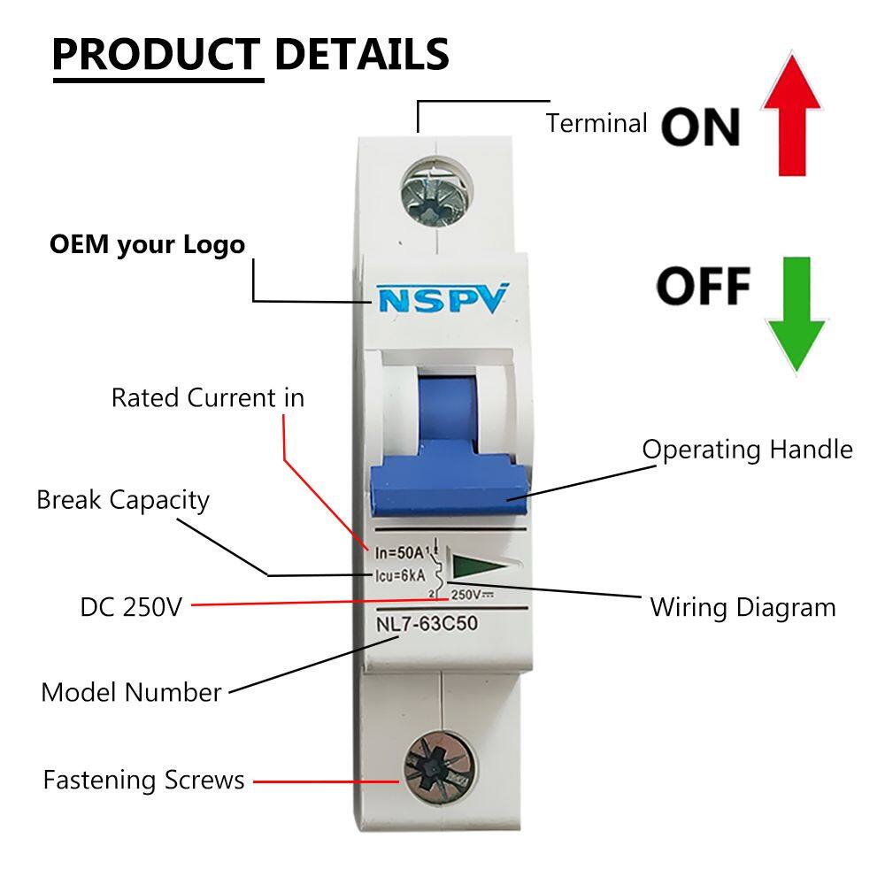 1P DC circuit breaker