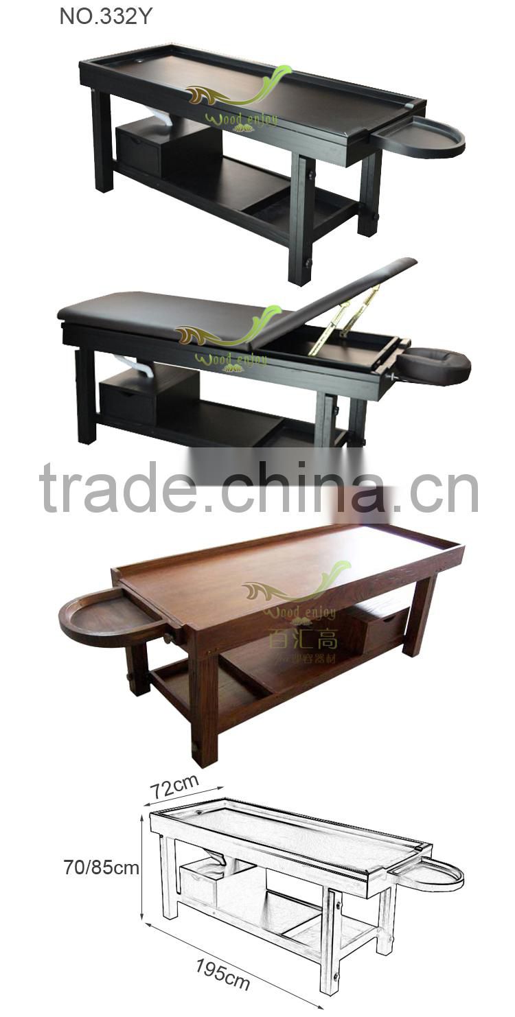 332Y-NP Solid wood bed/Wooden spa salon oil sex bed thai massage/Massage  table/Massage bed of Beauty Bed/ Facial Bed from China Suppliers - 123654877