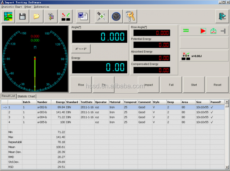 Charpy V-notch Impact Verification Specimens Toughness Testing Machine