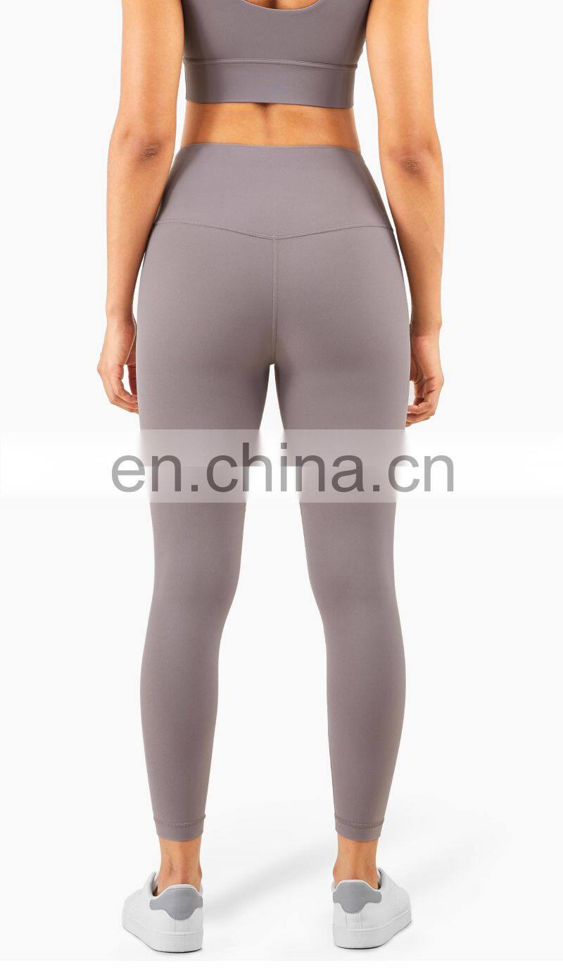 Customized Breathable Yoga Pants For Women Workout Non-slip High Waist Sports Leggings