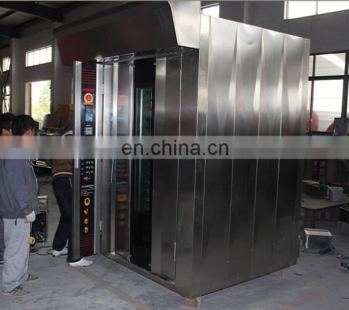 Shanghai factory hot sale electric gas diesel bread rack rotary baker baking oven machine Bakery equipment for cookie cake