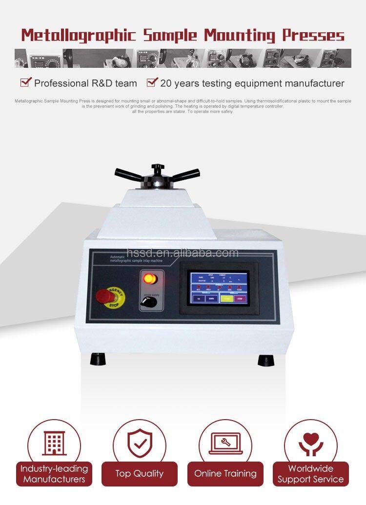 HST ZXQ-5 Automatic Touch Screen Metallographic Specimen Mounting Presses