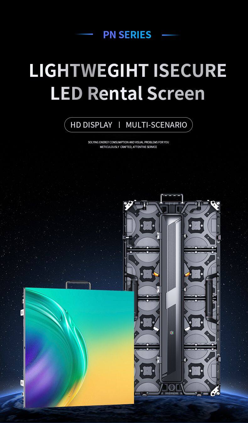 Outdoor Stage Rental LED Video Wall 500*1000mm P3.91 LED Display Panel