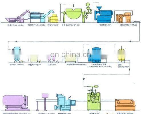 complete mango jam paste puree processing plant
