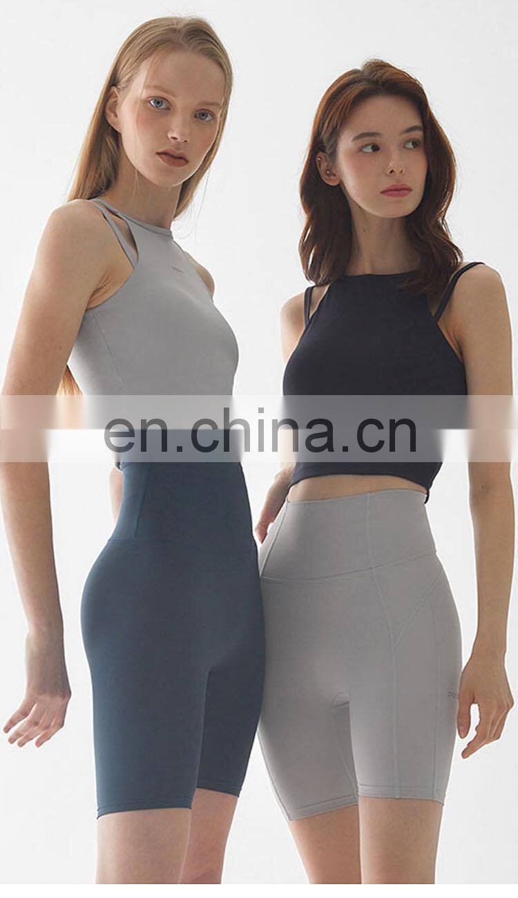 2022 Hot Sale Girls Cute Yoga Tank Top Outwear Sports Vest OEM For Gym Women