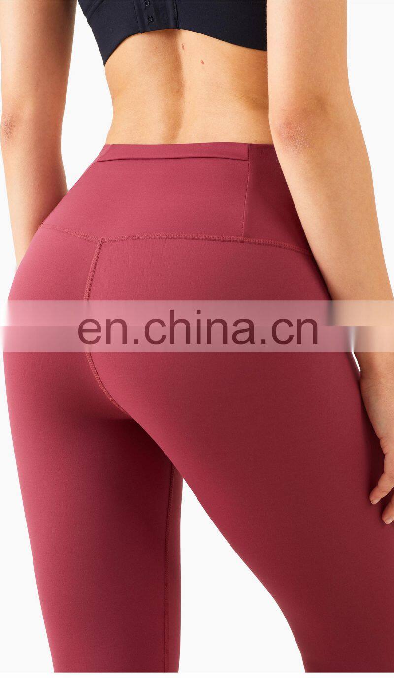 Recycled Sexy Gym Leggings High Waist Butt Lifting Yoga Pants With Pocket For Women