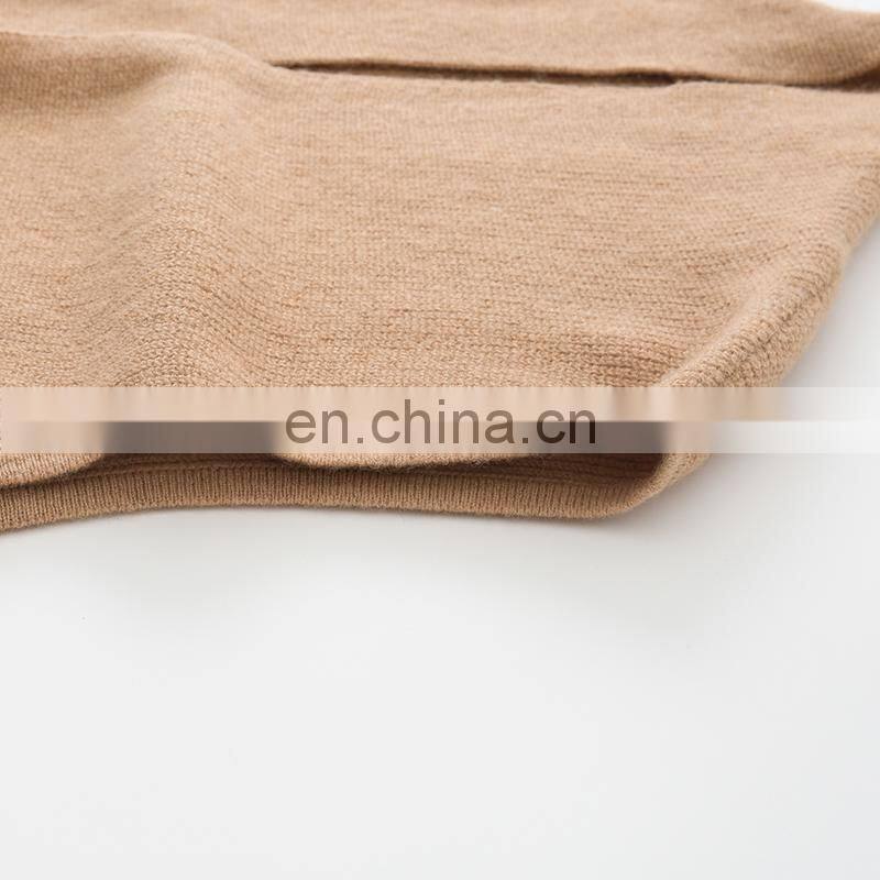 Best Quality 100% Cashmere Sleeveless Cardigan Sweater for Women Solid Color Elegant Long Spring Style Front Logo