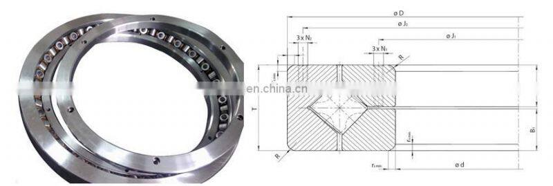 XR820060 912-304A Crossed Tapered Roller Bearing special for Numerical control vertical lathe turntable