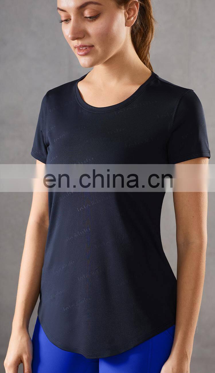 High Quality plus size t-shirts With Round Neck and Short Sleeves