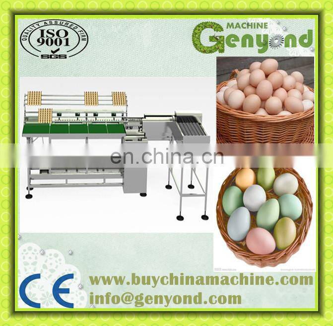 chicken egg weight grading machine/eggs sorting machine