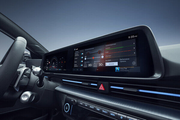 Hyundai Motor IONIQ 6 N_Studio_Interior cluster