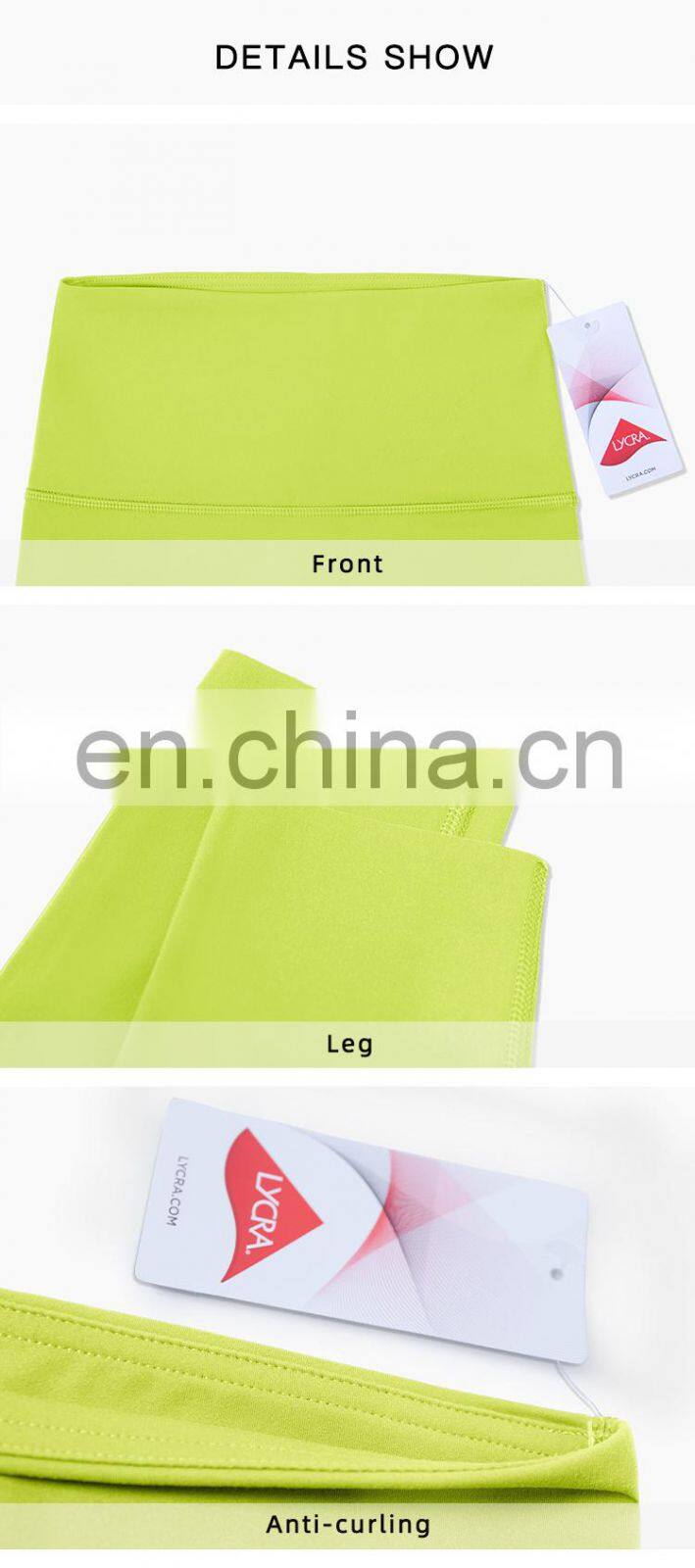 Fitness Enthusiasts Hot Sale Custom Fitness Leggings Push Up Yoga Pants High Strength Tights