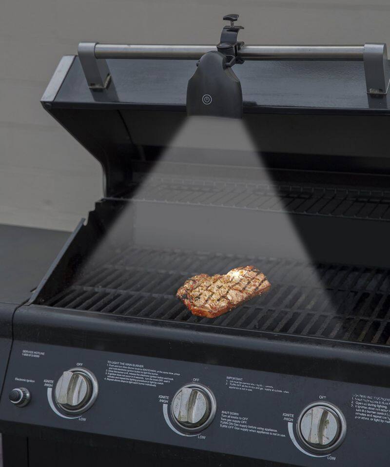 Barbecue Grill Light 10 Super Bright LED Handle Mount BBQ Light for Grilling At Night Fully Adjustable Horizont