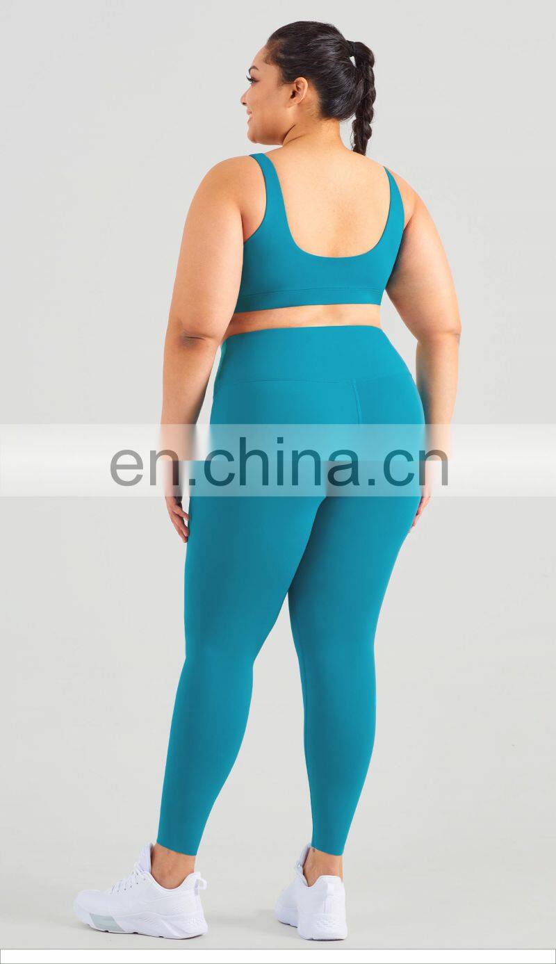 New Arrival Half Cross Waist Yoga Leggings With Seamless Leg Opening Gym Sports Pants