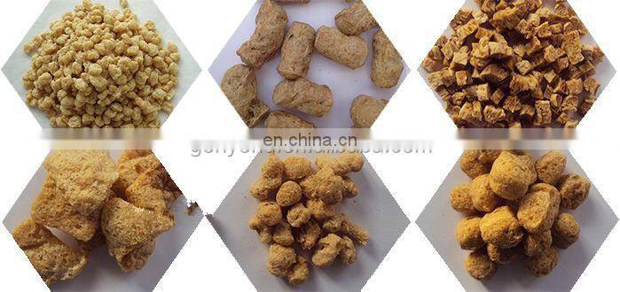 Meat analogue made of Soybean protein production line / meat analogue processing machine