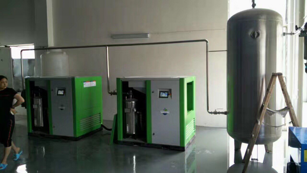 Installation site of oil-free screw air compressor