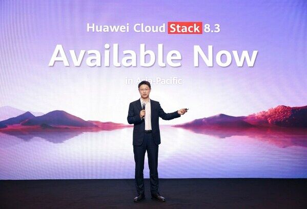 Hu Yuhai, Vice President of Huawei Hybrid Cloud, announcing the release of Huawei Cloud Stack 8.3 in Asia Pacific Hu Yuhai, Vice President of Huawei Hybrid Cloud, announcing the release of Huawei Cloud Stack 8.3 in Asia Pacific