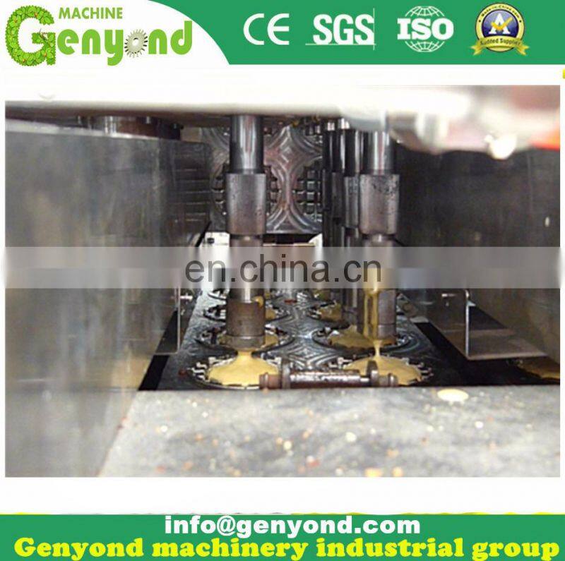 stainless steel hard waffle making machine