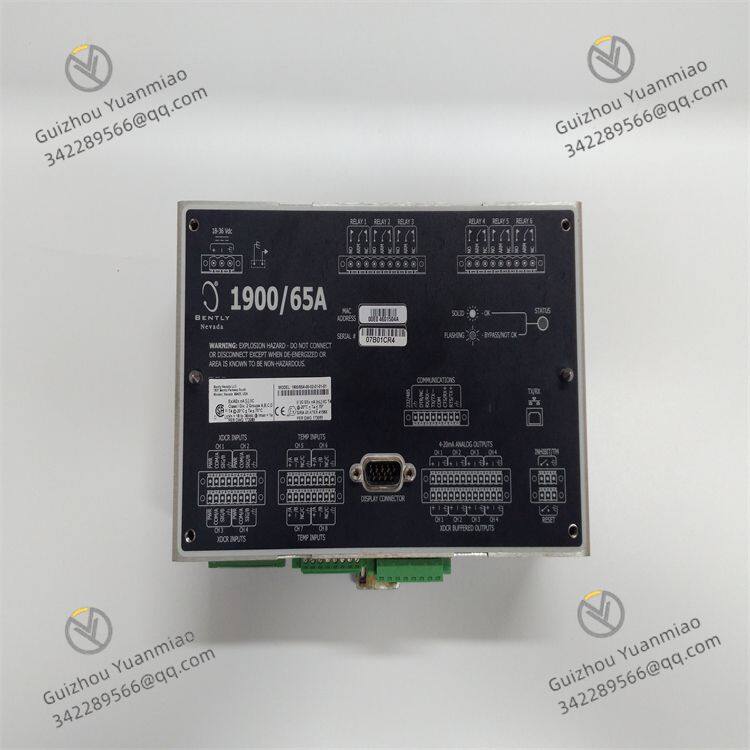 Bently Nevada 1900 Series Monitor User Manual