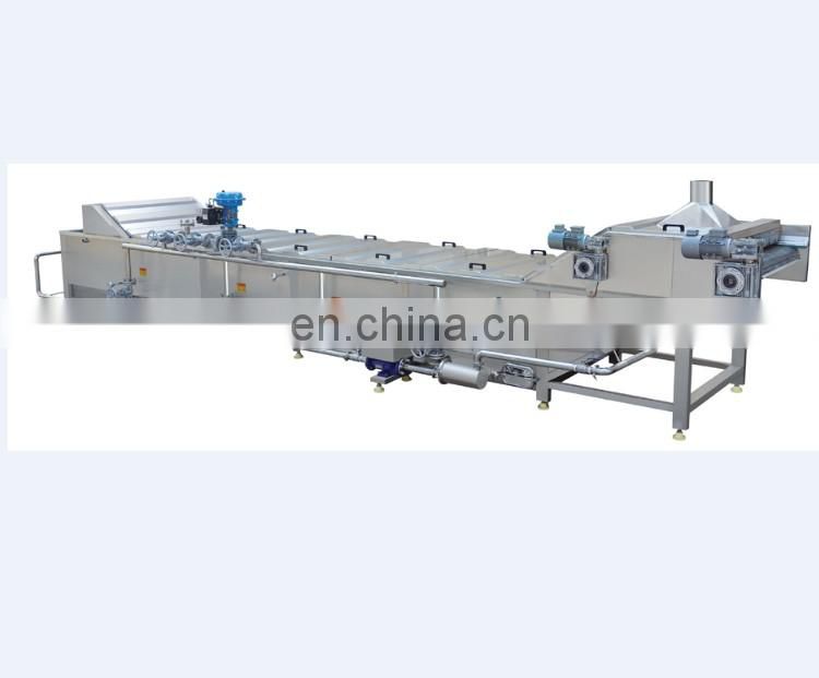 Fruit cleaning processing line waxing drying sorting machine