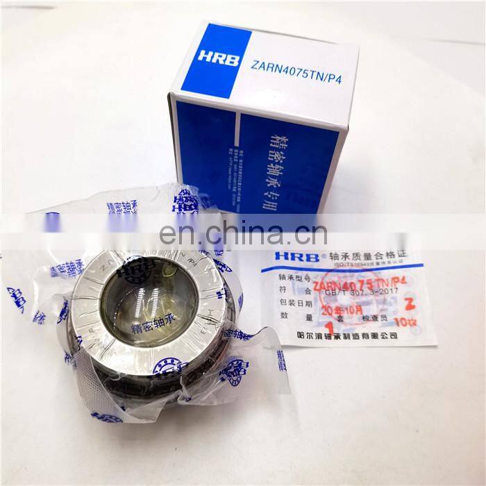 china famous HRB bearing ZARN4075TN Combined Needle Bearing ZARN4075TN/P4 ZARN 4075 TN