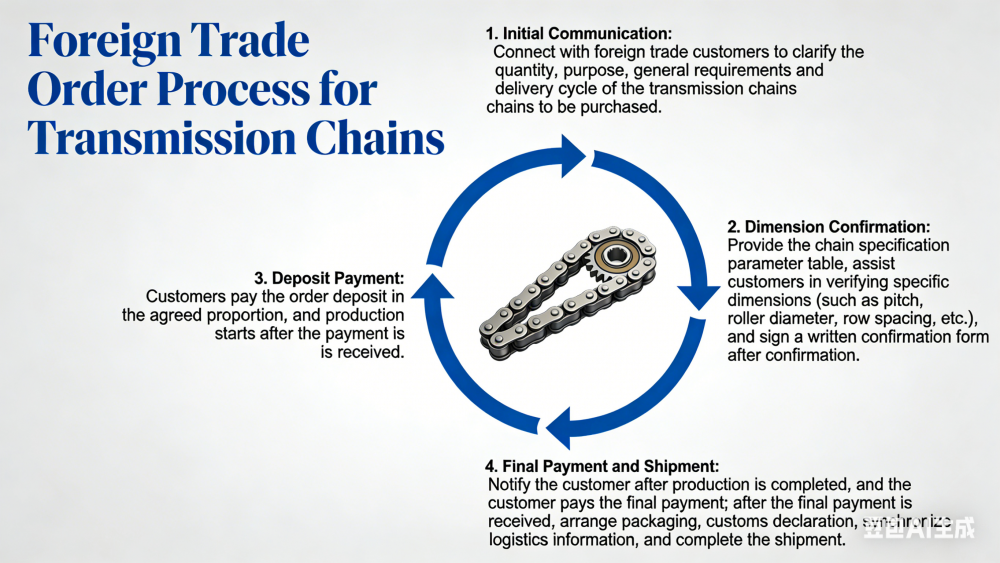 传动链条外贸订货流程