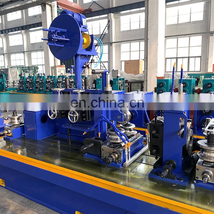 Nanyang high-quality materials steel pipe making manufacturer erw pipe mill line for industry