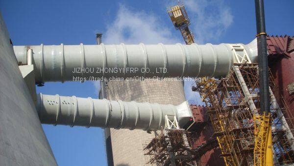 天津军粮城电厂DN5200(冀州中意) DN5200 flue for Tianjin Junliangcheng Thermal Power Plant