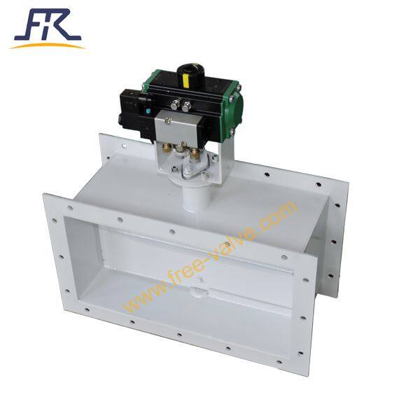 5753 Pneumatic square type butterfly valve