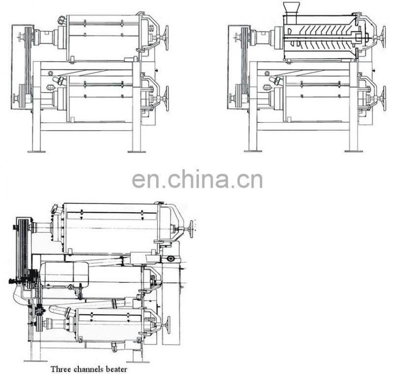 automatic stainless steel fruit Pulping Machine for fruit jam production