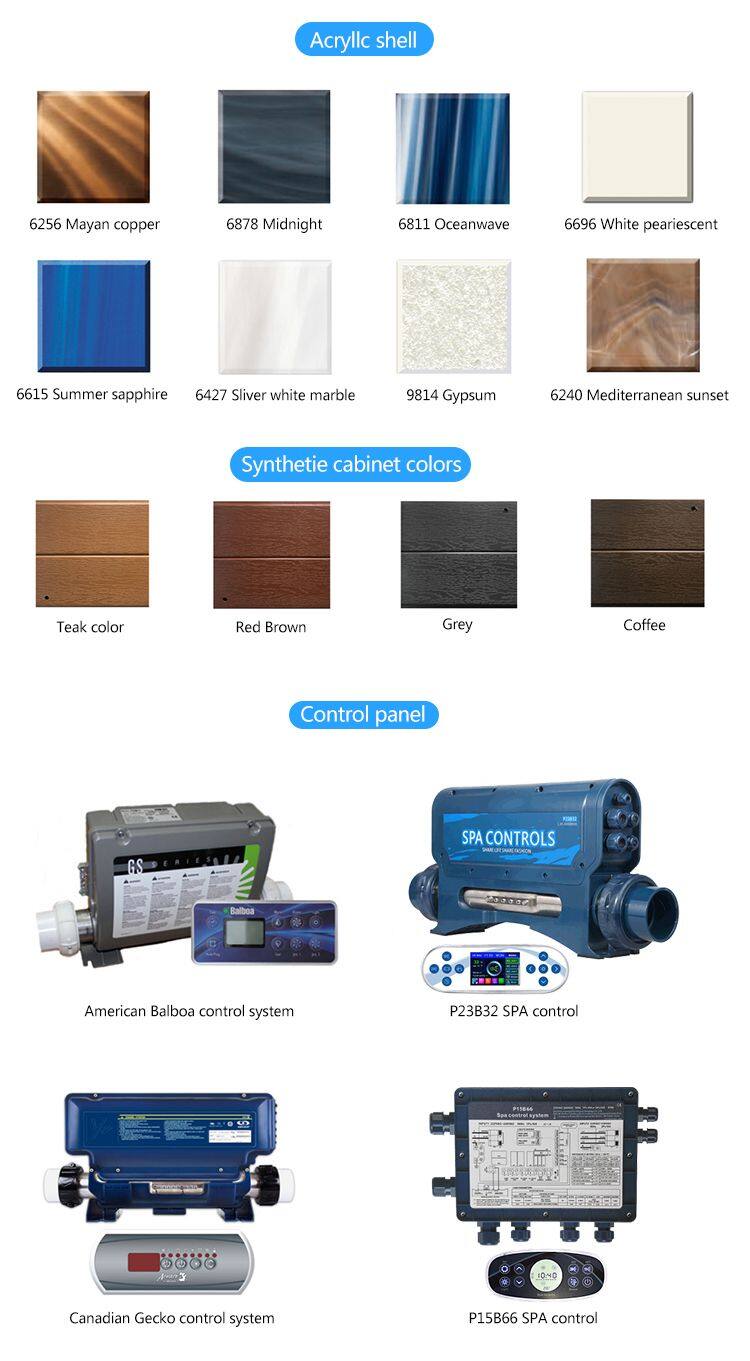 Canadian Gecko Control System Large Outdoor Freestanding Combo Massage (air & Whirlpool) 1 YEAR Spas Hot Tubs Jet Pool Spa