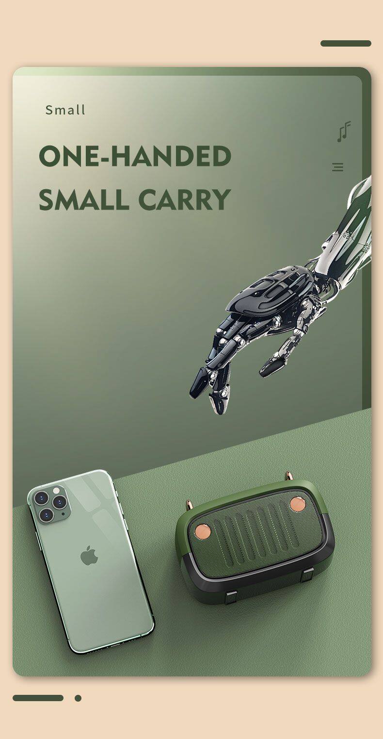 BS32D Wireless Bluetooth speaker Audio FM TF Card Outdoor Portable Mini Music BT Speaker Mini Speakers Bluetooth