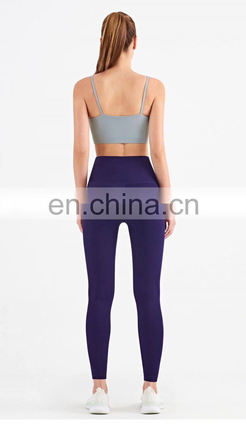 Thin shoulder Sports Vest Sexy Running Yoga Women Push-up Bra Workout Crop Top