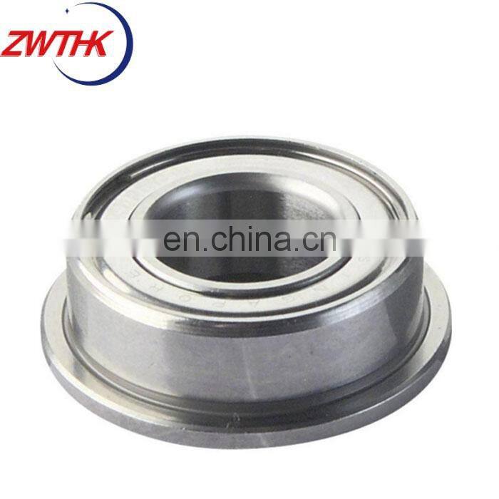 Miniature deep groove ball bearing F6802ZZ F6802 rs flange bearing