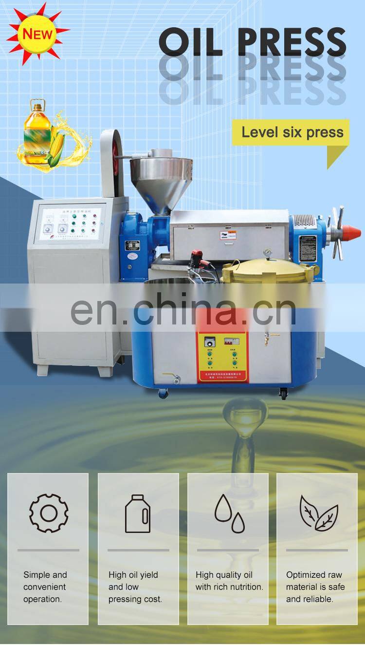 Shanghai factory Small Cold and Hot Oil Mill Making screw press Pressing equipment extractor Extracting Machine