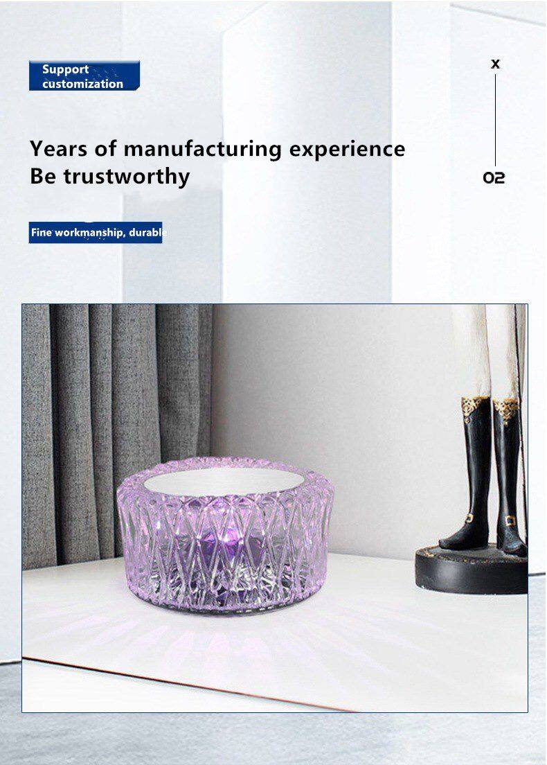 Bird's Nest Crystal Table Lamp Bedroom Atmosphere Light Creative Night Light