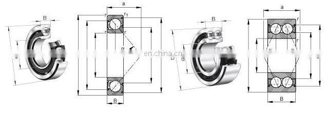 40*80*18mm 7208AC Stainless Steel Angular Contact Ball Bearing S7208AC Bearing