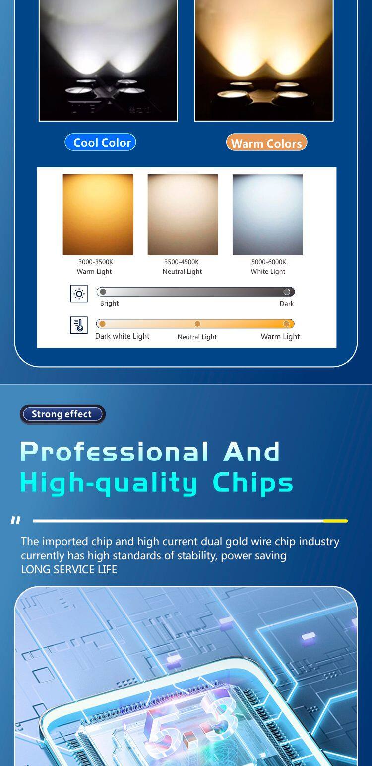 BD04F Binder 4*100W IP65 Waterproof Par Light LED Beads RGBW Full-colored Optional Audience Light