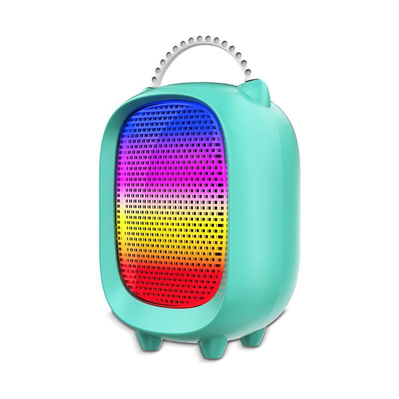 2023 hot sell portable wireless 4-inch speaker 8W power mini bluetooth speaker with colorful lights