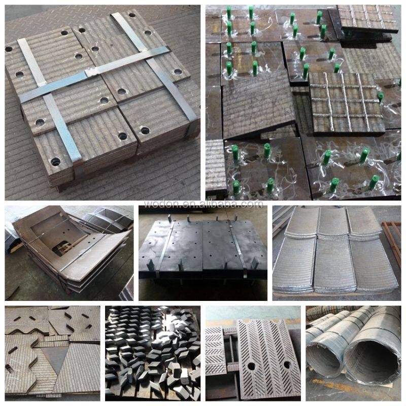 Plate High Hardness 58-63 HRC Wear Resistant Composite Welded Wear Steel  Plate